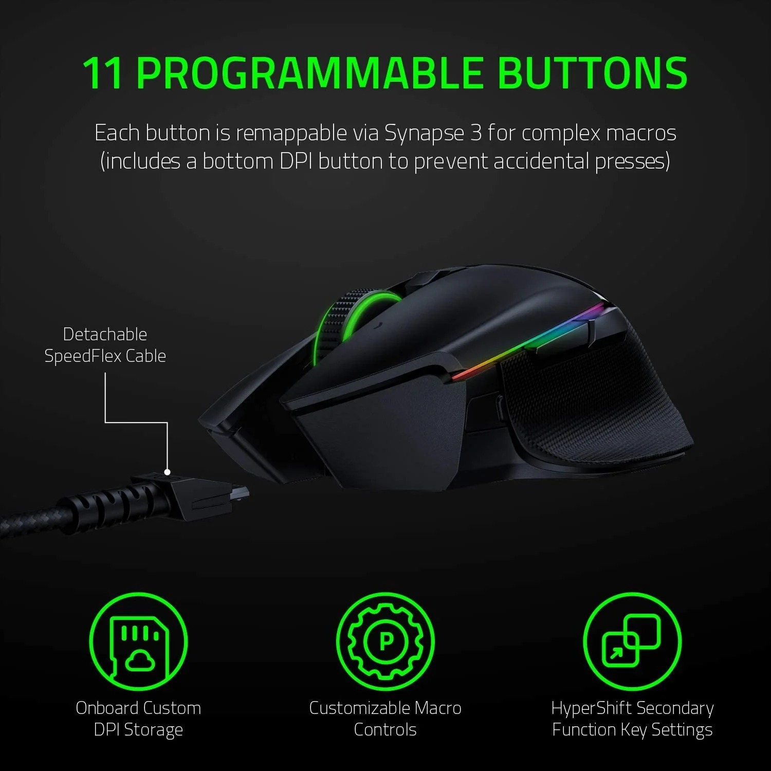 RAZER BASILISK MOUSE GAMING ULTIMATE - Image 6