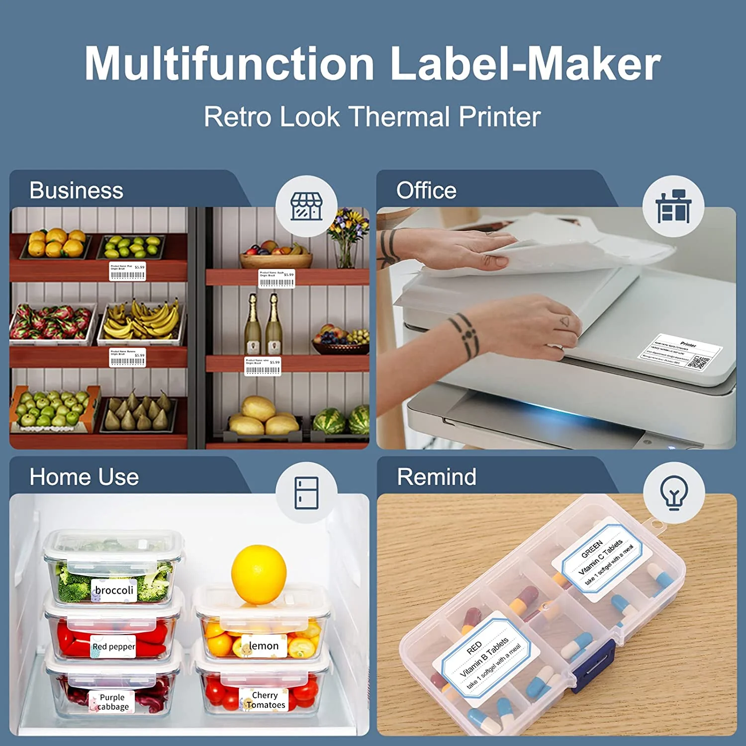 NIIMBOT B21 PORTABLE THERMAL LABEL MAKER - Image 6