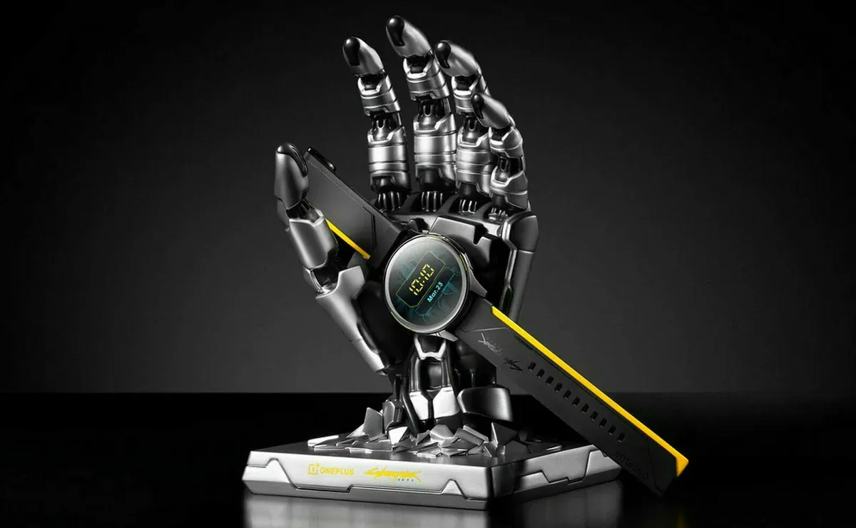 One plus 2 watch cyber arm holder cyberpunk 2077 limited edition