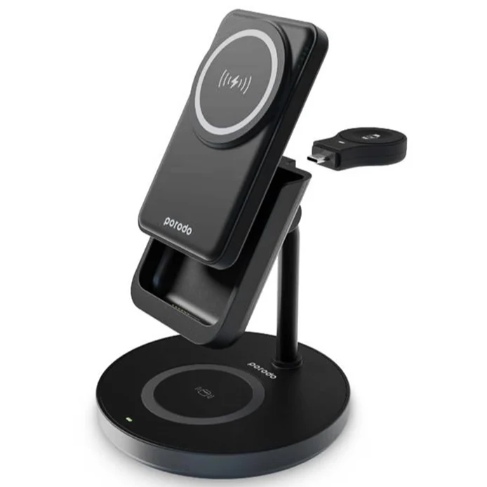 PORODO 4 IN 1 MAGSAFE POWER BANK DOCK
