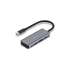 Porodo 4 in 1 hdmi 4k usb-c hub 5gbps data transfer - Image 2