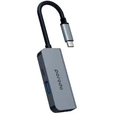 Porodo 9 in 1 hdmi ethernet usb-c hub 10gbps data transfer - Image 2