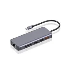 Porodo 9 in 1 hdmi ethernet usb-c hub 10gbps data transfer - Image 3