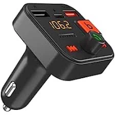 Porodo blue fm transmitter car charger - Image 2