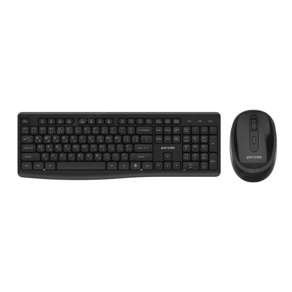 Porodo Dual Mode wireless keyboard Mouse Set - Image 2