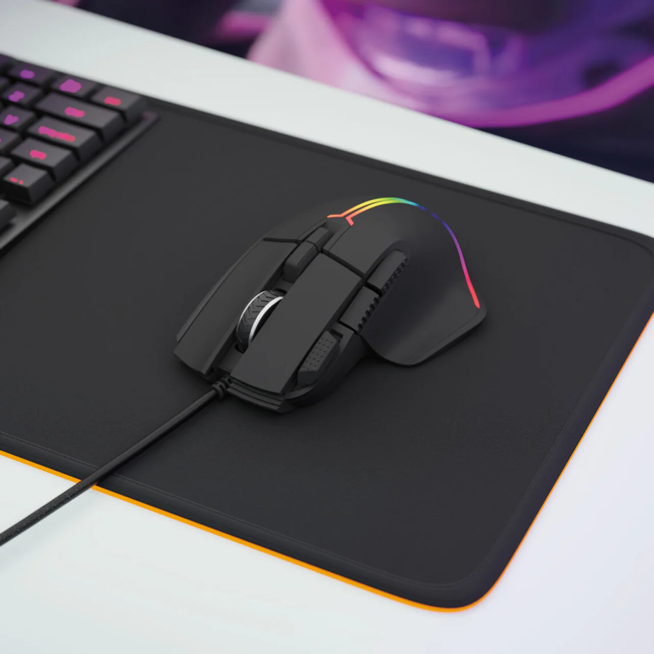 PORODO GAMING 8D WIRED MOUSE RGB - Image 3