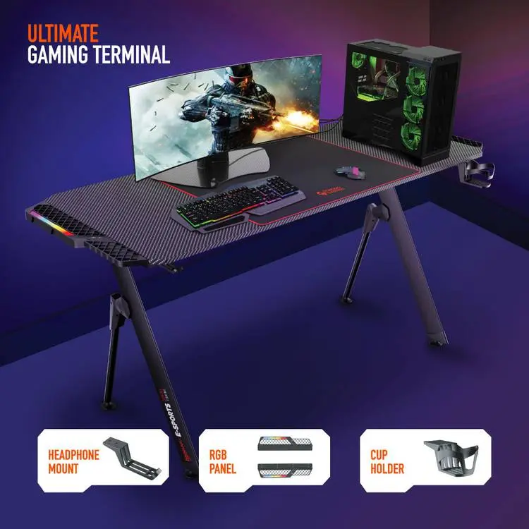 PORODO GAMING E-SPORTS GAMING DESK PDX513 - Image 5
