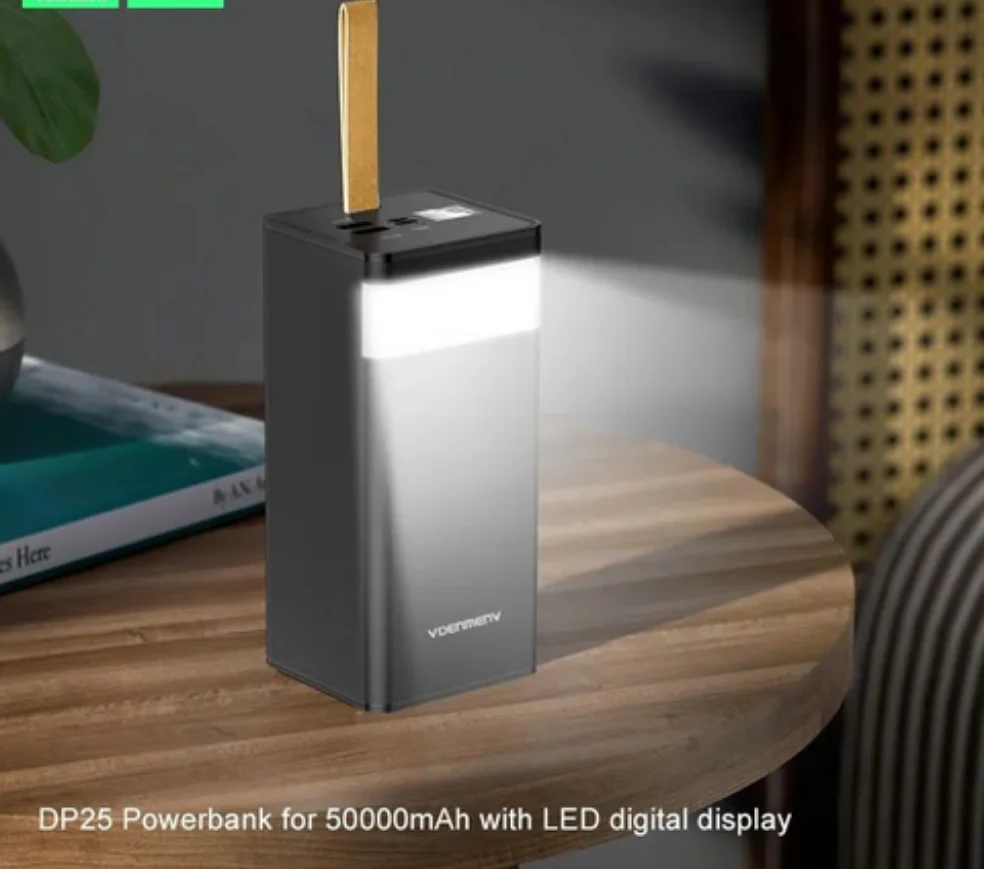 VDENMENV POWER BANK 50000 MAH PD25 - Image 2
