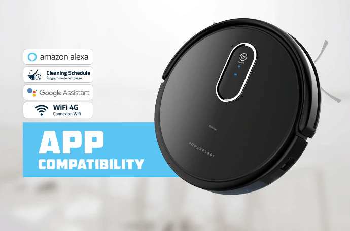 POWEROLOGY SMART ROBOTIC VACUUM CLEANER 2600MAH 20W - Image 2
