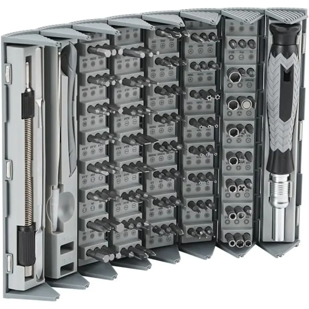 Promate 126-pieces cylindrical magnetic screwdriver kit - Image 2