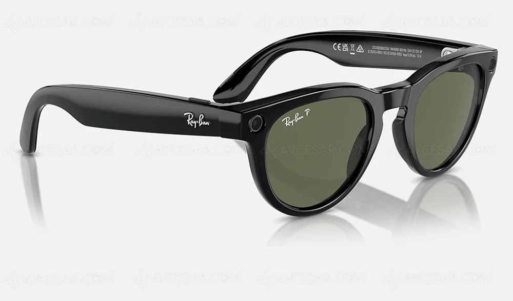 Meta Rayban Headliner glasses with camera and open ear audio Rw4009