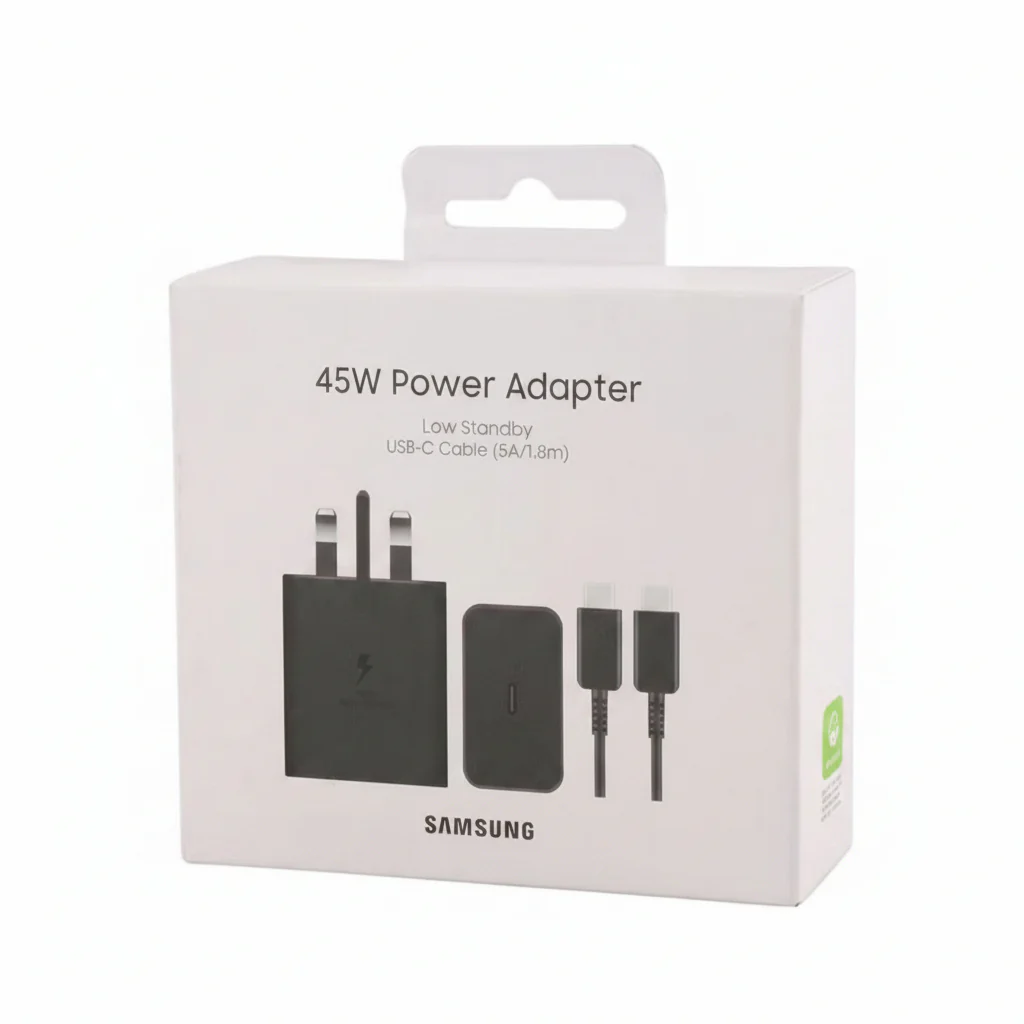 Samsung 45w power adapter (low standby) + usb-c cable (5a / 1.8m) - Image 6