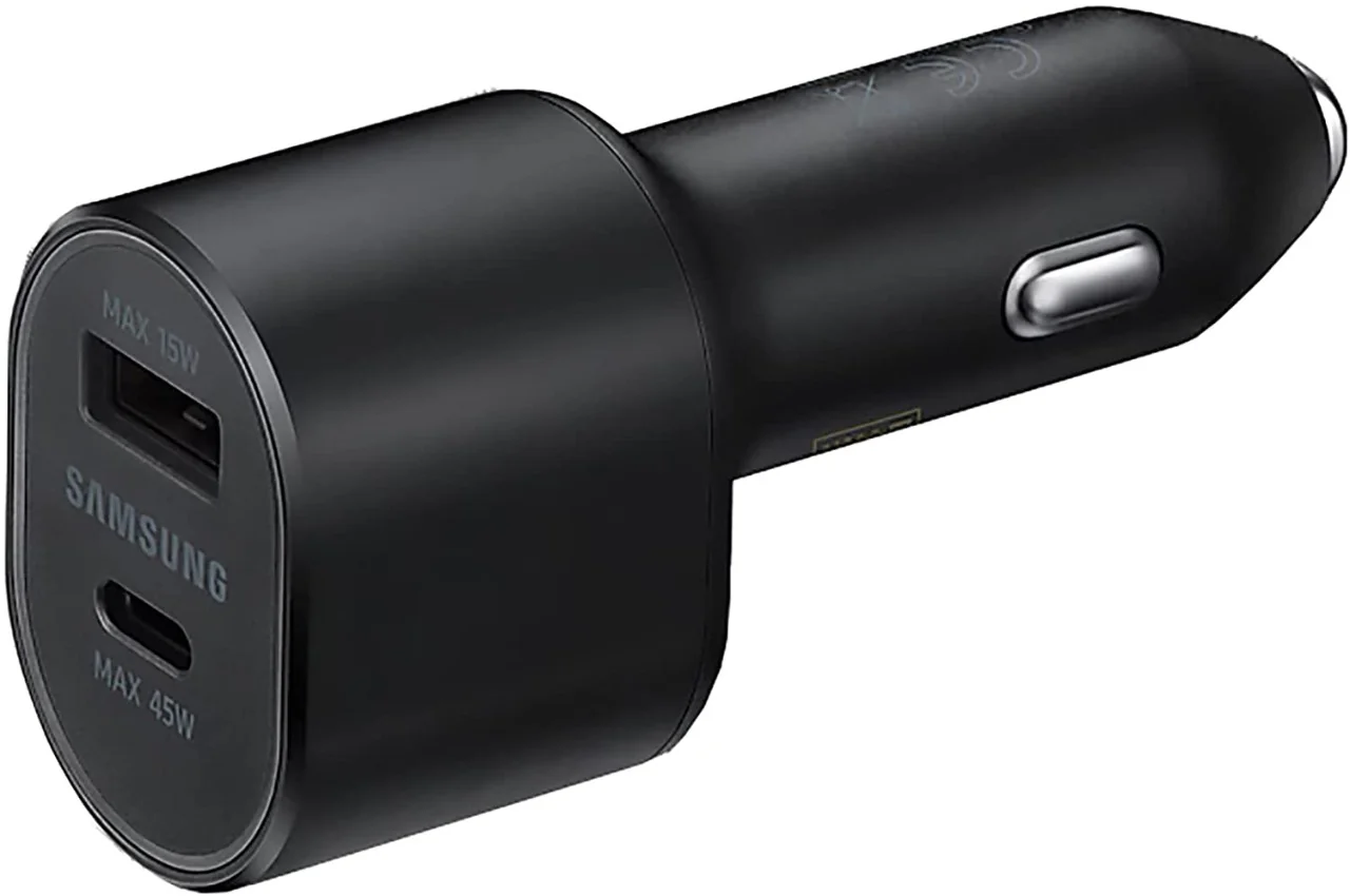 SAMSUNG SUPER FAST DUAL CAR CHARGER port 45w & 15w - Image 4