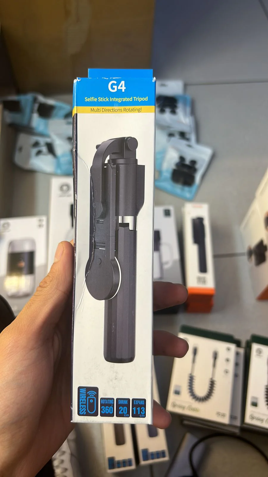 SELFIE STICK INTEGRATED TRIPOD G4 CODE J - Image 3