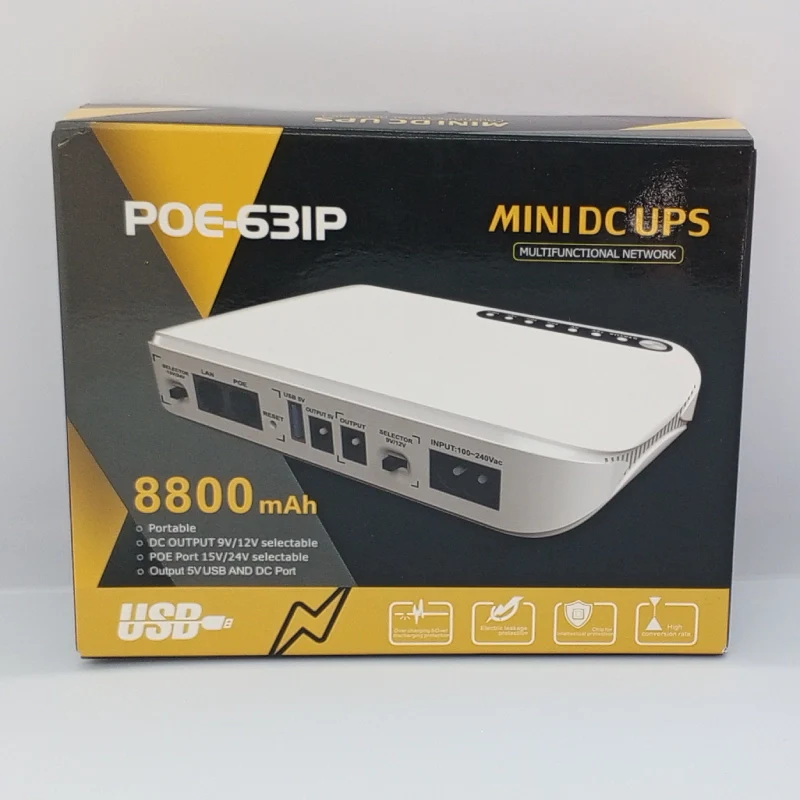SKE MINI DC UPS POE-63IP 8800MAH - Image 2