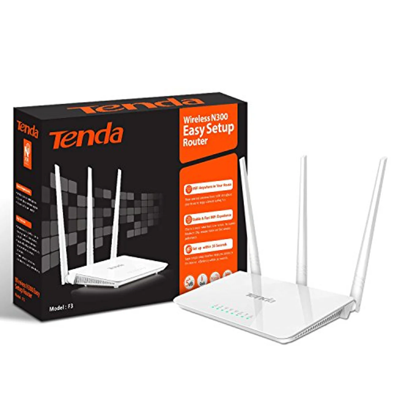 Tenda wireless n300 router model f3 - Image 5
