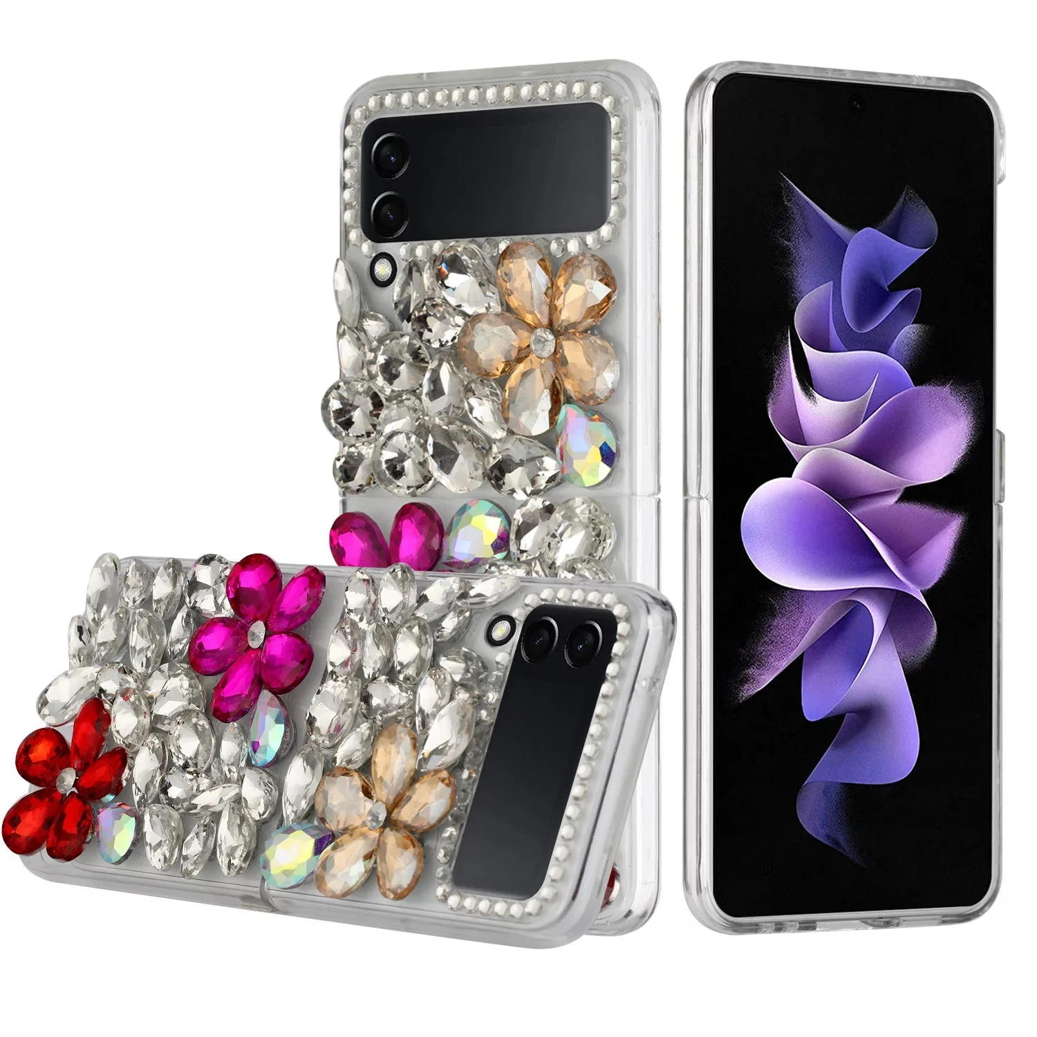 The bling world crystal cover Samsung z fold 3 / flip 4 - Image 3
