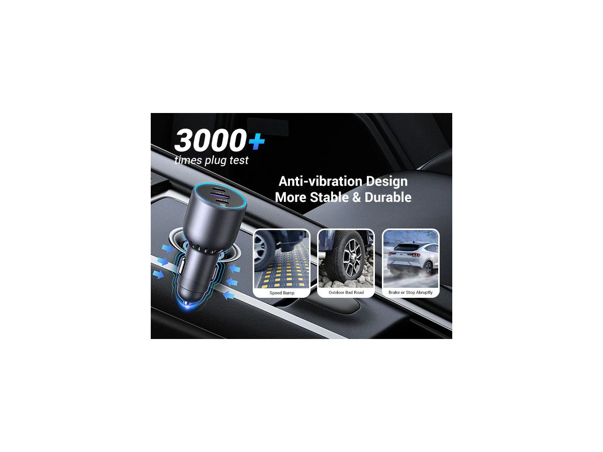 Ugreen 3-port Fast car chargers - Image 15