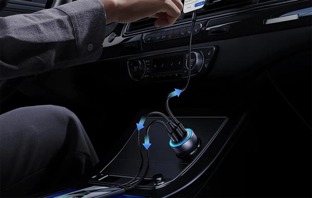 Ugreen 3-port Fast car chargers - Image 4
