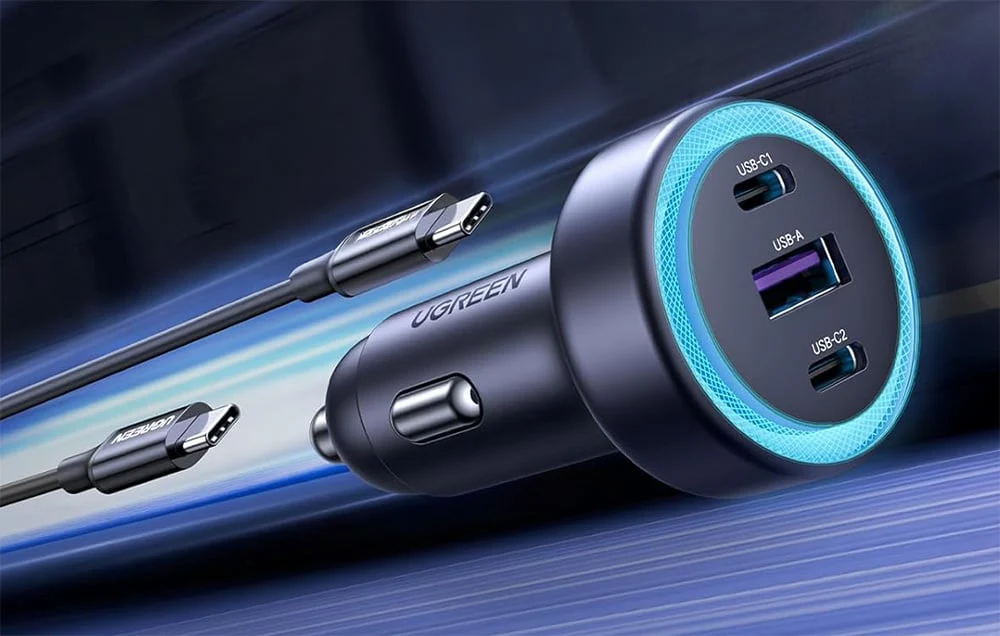 Ugreen 3-port Fast car chargers - Image 5
