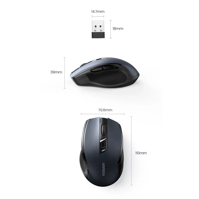 Ugreen Ergonomic Wireless Mouses - Image 19