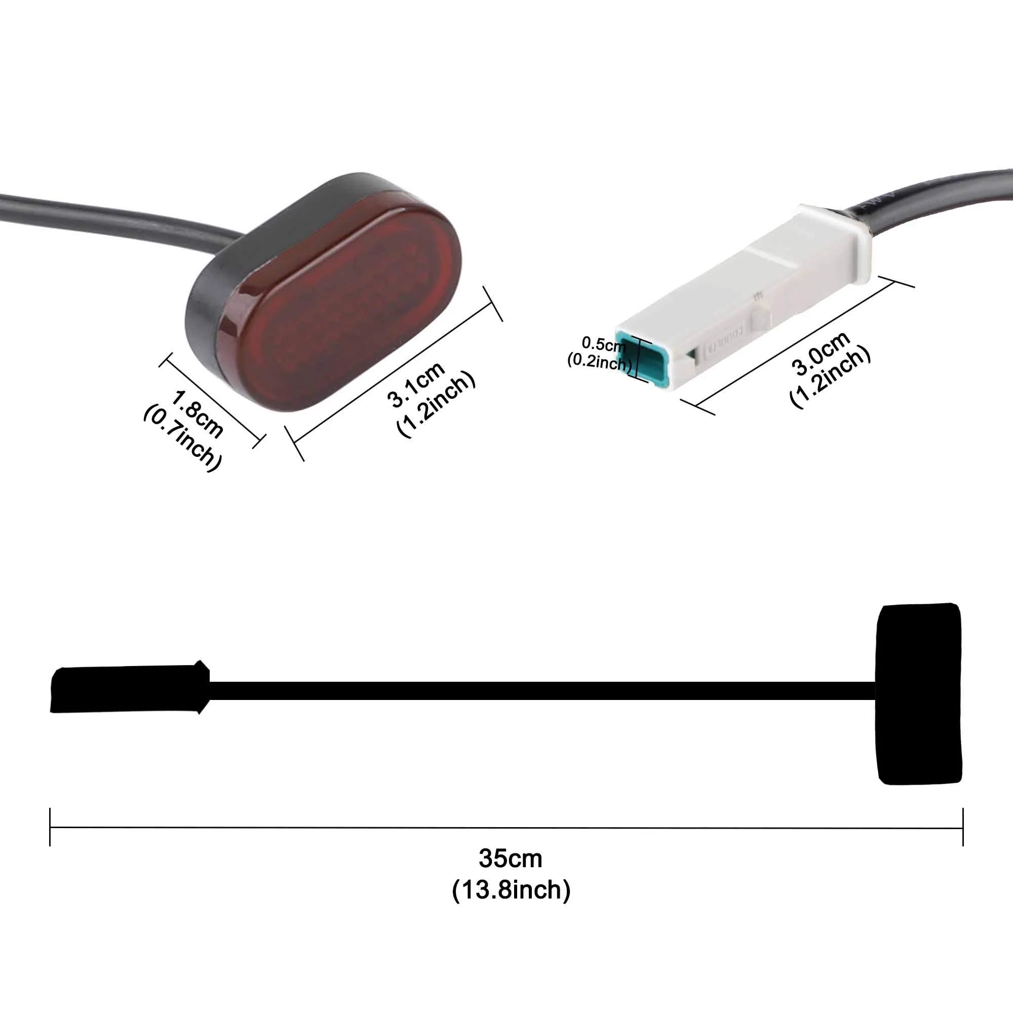 XIAOMI SCOOTER REPLACMENT REAR TAIL LIGHT - Image 5
