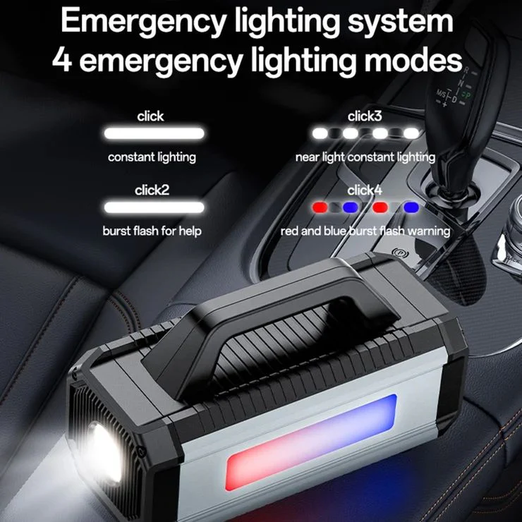 YESIDO 5 IN 1 JUMP STARTER 10000MAH CAPACITY VC13 - Image 4