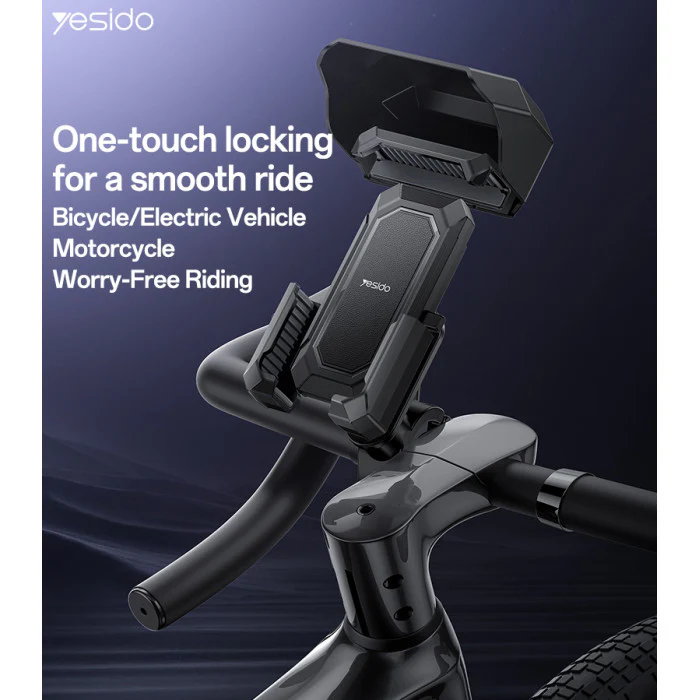 YESIDO BICYCLE HOLDER ANTI REFLECTION PROTECT PHONE C331 - Image 3
