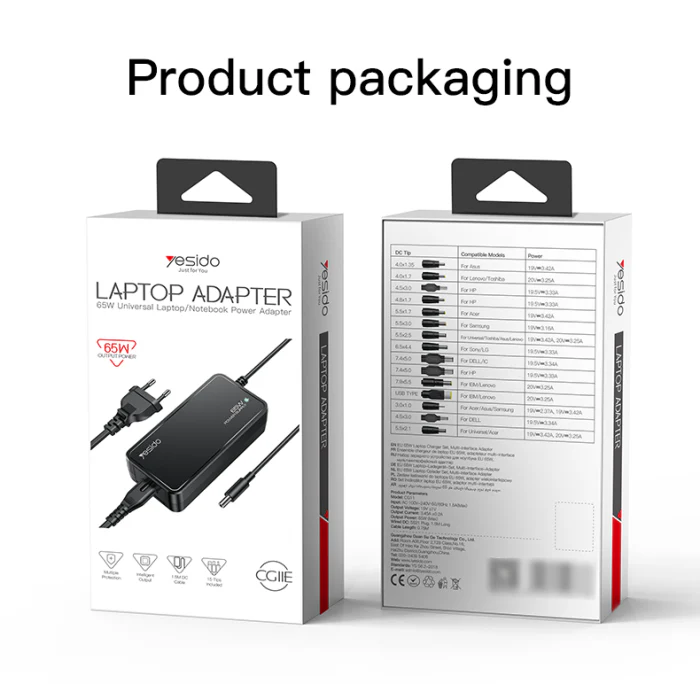 Yesido cg11e laptop charger - Image 2