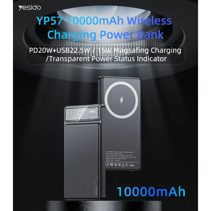 Yesido power bank 10000 pd - Image 4