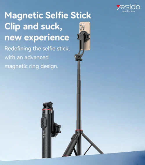YESIDO SELFIE STICK PHONE TRIPOD &SELFIE STICK WITH DETACHABLE REMOTE SF24 - Image 2