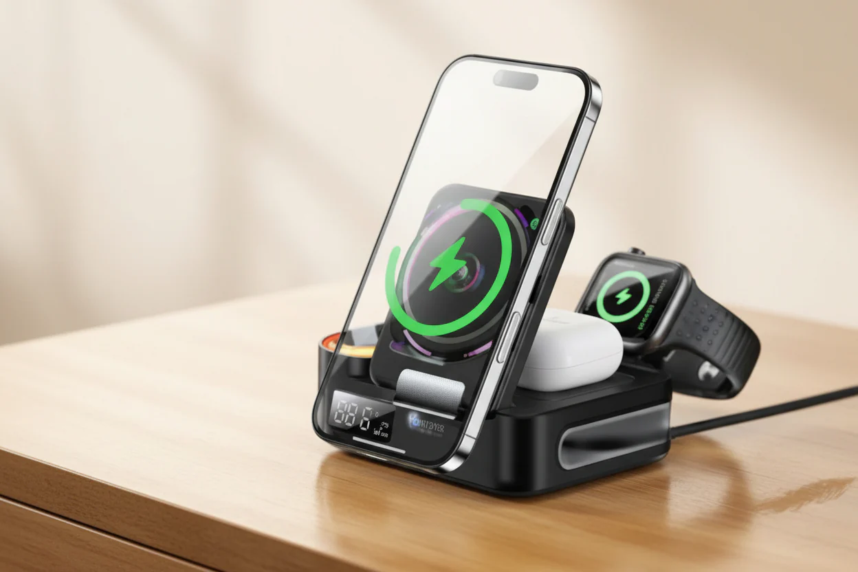 YESIDO WIRELESS CHARGER 8-IN-1 DS38 - Image 4