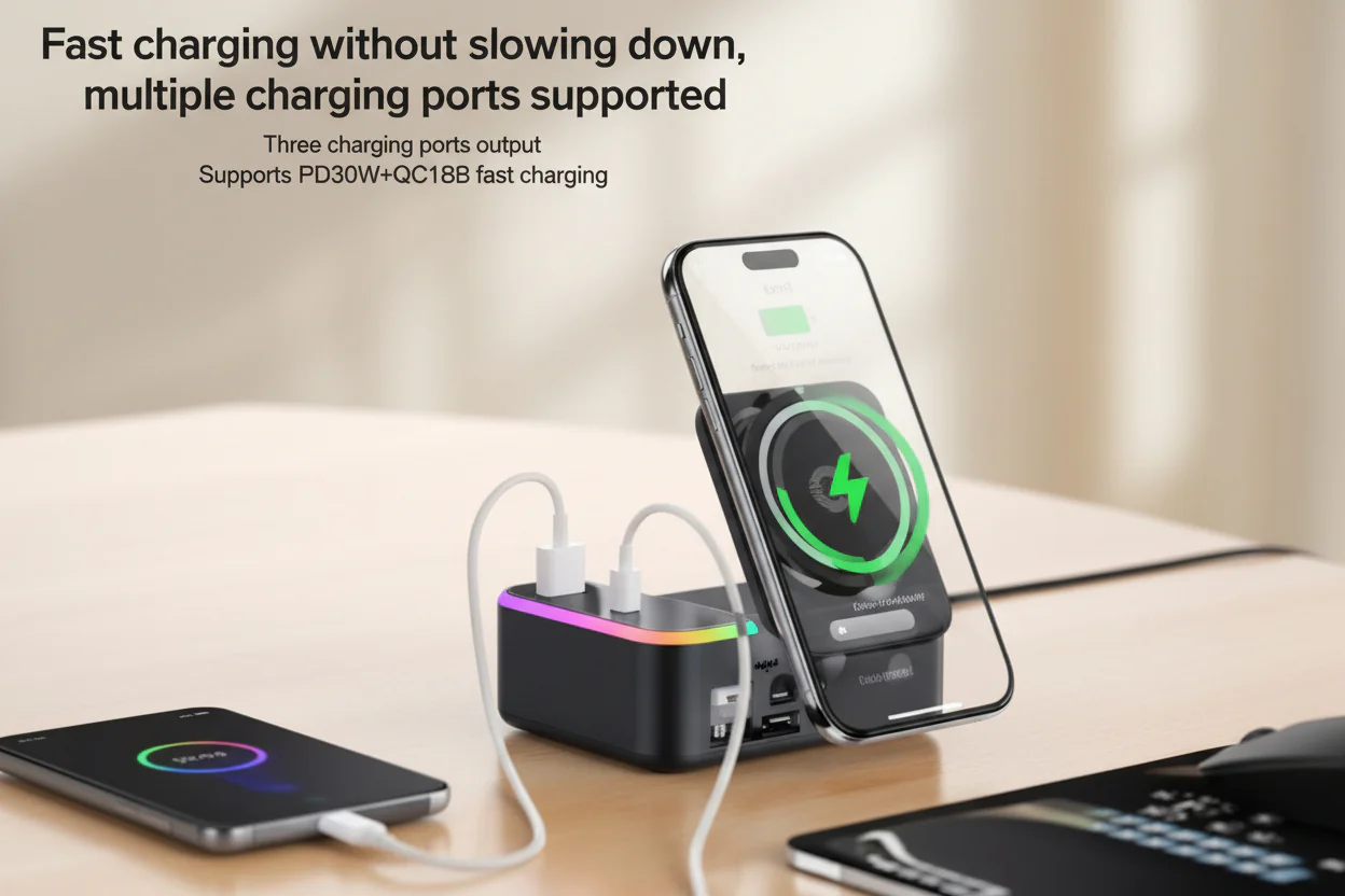 YESIDO WIRELESS CHARGER 8-IN-1 DS38 - Image 5