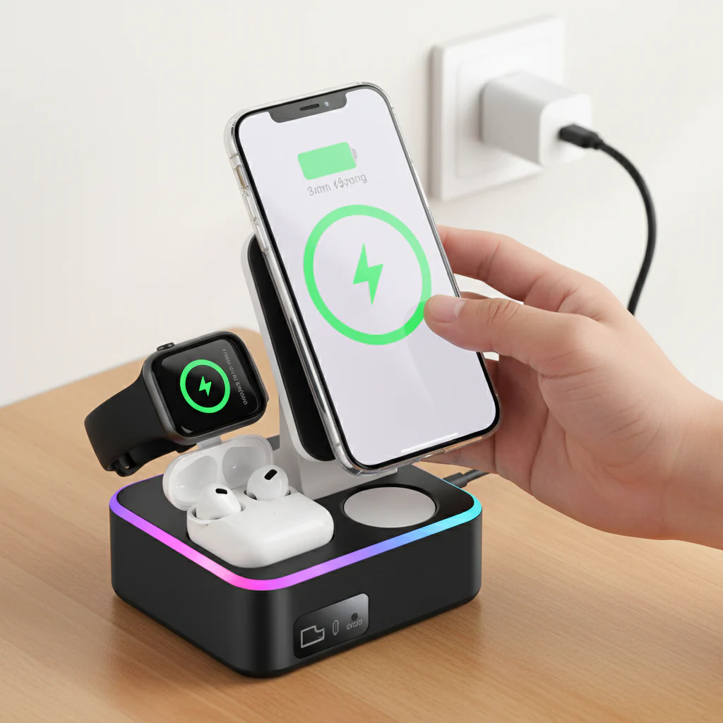 YESIDO WIRELESS CHARGER 8-IN-1 DS38 - Image 6