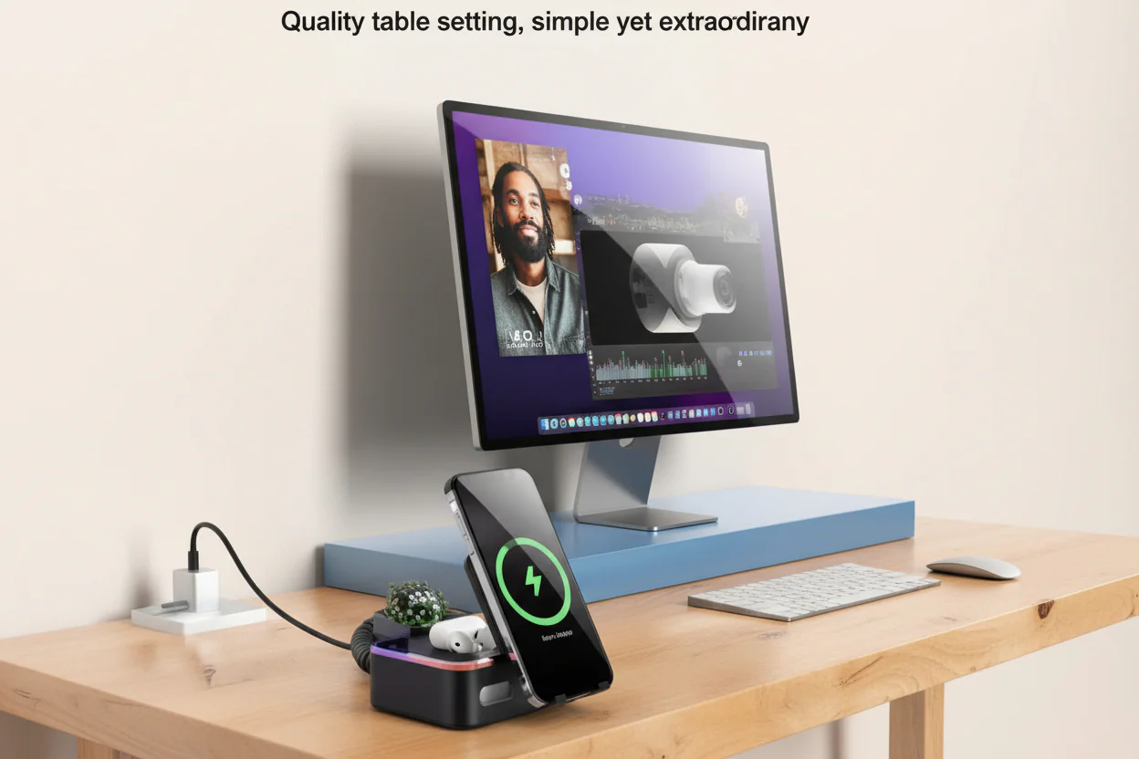 YESIDO WIRELESS CHARGER 8-IN-1 DS38 - Image 7