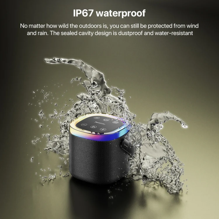 YESIDO WIRELESS SPEAKER RGB LIGHTING EFFECTS 1800MAH BATTERY YSW25 - Image 6