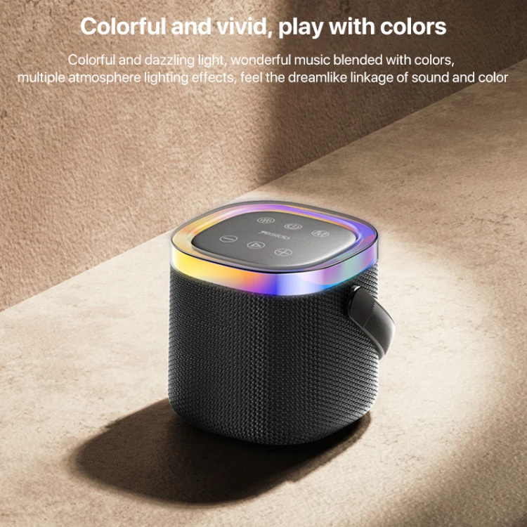 YESIDO WIRELESS SPEAKER RGB LIGHTING EFFECTS 1800MAH BATTERY YSW25 - Image 8